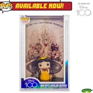 Rare Funko Pop Movie Poster Disney 100 Snow White & Woodland Creatures #09 NEW